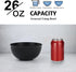 Wheat Straw Bowl Set of 8, Unbreakable 26 OZ Cereal Bowls, Microwave & Dishwasher Safe, Kids Bowls for Salad, Snack