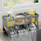 Valdama Kitchen Sink Caddy Organzier with Sponge Holder and Removable Drip Tray for