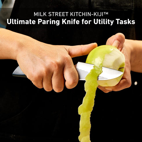 3.5 Inch 1.4116 Milk Street Kitchin-kiji Knife, Blade, German Steel, Ergonomic Handle Paring Knives for Home Chefs