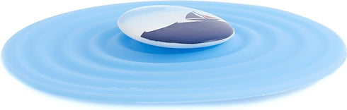 Silicone Drink Topper Nautical Design, Set of 4, 4" Cup Lids