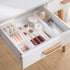 Poeland 5 Pcs Drawer Organizer Tray Storage Box for Bedroom Nightstand Drawer