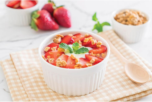 HIC Kitchen Souffle Ramekin Set, Fine Porcelain, 4-Ounce, Set of 4