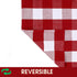 24 51 Inches Christmas Red and White Plaid Rug - x Outdoor Front Door Decor Mat Cotton Washable Hand-Woven Rug