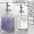 GLADPURE Soap Dispenser - 2 Pack, 18 Oz Antique Design Thick Glass Hand Soap Dispensers with 304 Stainless Steel Pump