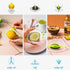 Dreamfarm Savel Flexible Food Safe - Adjustable Fruit & Vegetable Saver & Storage Cover, Clear/Green