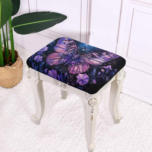 Set 2 Flashideas Butterfly Bar Stool Covers Rectangle of Stretch Barstool Seat Covers Bar Stool Chair Covers Bar Stool
