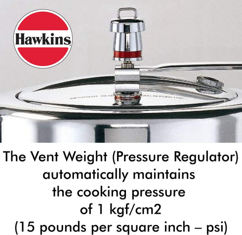 Hawkins Whistle Vent Weight for Stainless Steel and Bigboy Pressure Cooker, 1.5 Liter to 22 Liter