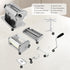 MZTOGR 9 Settings, 2 1 Pasta Maker Machine with Adjustable Thickness in Noodle Maker Includes Pasta Cutter, Ravioli