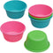Bakerpan Silicone Jumbo Muffin Cups for Baking, 3 1/2 Inch Muffin Baking Cups, Set of 6