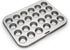 Fox Run Mini Muffin and Cupcake Pan, 10.5 x 13.75 x 1.5 inches, 24 Cup, Stainless Steel
