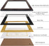GraduatePro 8.5x11 Diploma Frame with Black Over Gold Mat, CPA License Frame, UV Protection Acrylic, Mahogany with Gold