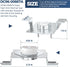 Romalon Replacement Kit for Sam-Sung Ken-More Dryer - DC96-00887A, DC96-00887C Thermostat & Thermal Fuse