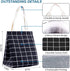 iknoe Insulated Lunch Bag for Women, 9L Sturdy Wide-Open Foldable & Portable Lunch Tote, Water-resistant Thermal Lunch