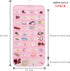 80-Pocket Jewelry Organizer 1-Pack, Dual-sided Storage for Earring Necklace Bracelet Ring Travel Holder, Pink