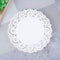 100 Pieces Paper Doilies, 6.5" Lace Round Decorative Placemats for Cake, Dessert, Wedding, Tableware Decoration