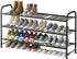 LINZINAR Shoe Rack 3 Tier Long Metal Shoe Organizer for Closet Entryway