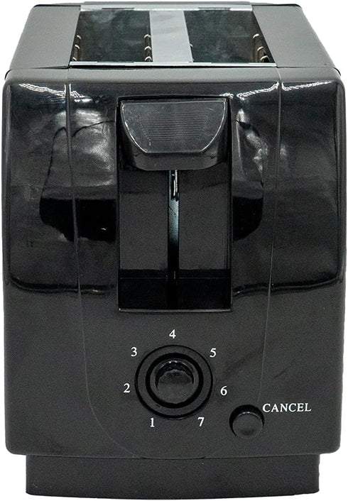 Better Chef 2-Slice Toaster, Economic with Darkness Control, Crumb Tray, Fits Bagel Slice (Black)