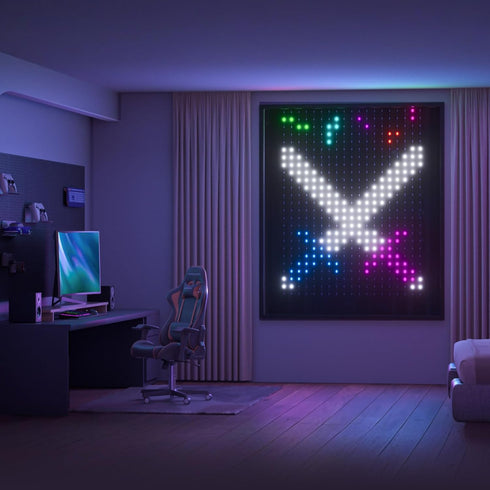 5x6.5 475 100+ 20+ YEELIGHT Smart Curtain Lights, Ft, LEDs, APP Control, DIY Graffiti, GIF Scene Modes, RGB Dynamic