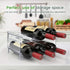 Water Bottle Organizer for Cabinet, 2 Packs Storage Rack, Stackable Water Bottle Holder for Cabinet Organization
