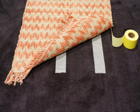 Lok Lift Rug Gripper Slip-Resistant Rug Tape for Rugs and Mats, 2.5-Inches by 25-Feet