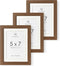 5x7 Picture Frame, Solid Oak Wood 5 x 7 Photo Frame with