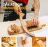 Wooden Bread Bow Knife, 16" Serrated Bagel Knife, Premium Stainless Steel Cutter for Homemade Bread & Bagels