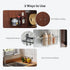 MaraFansie Hanging Kitchen Baskets Wire Storage Basket Adhesive and Screws Basket Over the Cabinet Door Organizer with Adhesive Strips and Screws Accessories, 2 Installations, 2 Pack by MaraFansie