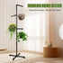 Hanging Plant Stand, Plant Hanger Indoor, Corner Hanging Plant Stand, Black Metal Holder for Bedroom, Living Room