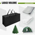 Folding Mattress Bag Waterproof - Black Heavy Duty Carry Case Fits up to 4 Queen Mattress for Tri-Fold Storage