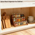 Arflo Countertop 3 21 Acacia Wooden Spice Rack for - Tiered Spice Rack Organizer for Cabinet - Kitchen Spices