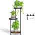 Oppro Plant Stand Indoor Outdoor Clearance, 3 Tier Metal Flower Shelf Pot