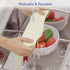 3 14x14 Inch Bags,100% PCS Cheese Cloth Bag for Straining, Nut Milk Cotton Unbleached Muslin Cloth Strainer