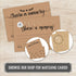 50 Share A Memory Cards for Celebration of Life, Memorial, Funeral, Retirement, Birthday, Wedding - 2 Rustic Designs