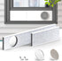 Portable Air Conditioner Window Kit with Foam Insulation, Adjustable Seal Panels for AC Hose, Fits Single Double Hung
