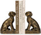 Decorative Bookends for Shelves, Dog Book Ends for Heavy Books, Labrador Retriever