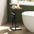 28.3" BF40SF01 HOOBRO C Shaped End Table, Side Table for Small Spaces, Couch Table with Storage Bag, Slide Under Sofa
