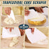 Teenitor Cake Scraper Set, 7 Pcs Dough Scraper, Bowl Scraper, Cake Cutter, Spatula, Kitchen Plastic Tool
