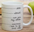 Retreez Funny Mug - shhh, almost, now you may speak, I have to go poop 11 Oz Ceramic Coffee Mugs - Funny Birthday Gifts