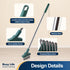 59.8' Yocada Moss Remover - Crevice Cleaning Tool, Moss Brush, Wire Metal Brush, Deck Cleaner, Crack & Patio Remover