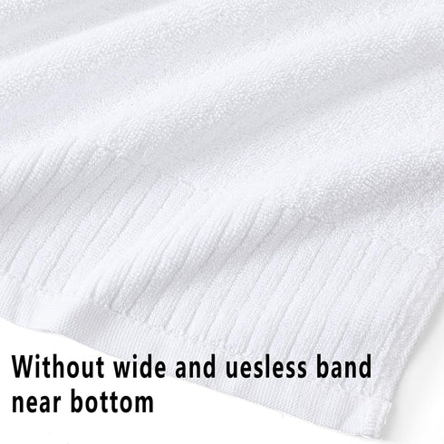 27.5x55 Inches Set 6 100 650GSM 6pieces) YTYC Luxury Bath Towels of Large, Percent Cotton Super Absorbent Soft Shower