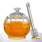 Honey Please Acrylic Honey Jar with Dripper - Clear Prodyne