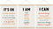 Koesus Inspirational Classroom Wall Art Poster Hanger Frame 12x16 Inch Set of 3,