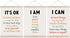 Koesus Inspirational Classroom Wall Art Poster Hanger Frame 12x16 Inch Set of 3,