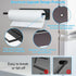 Black Paper Towel Holder, Magnetic Paper Towel Holder for Fridge, Toilet Paper Roll Holder Magnet Towel Rack Wall Mount