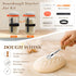 2 9 Inch 24 Oz Sourdough Bread Baking Supplies, Sourdough Starter Kit, Round Banneton Bread Proofing Basket with Glass