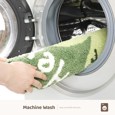 Cute Frog Bath Mat, Extra Soft Absorbent Non-Slip Bathroom Rug, Machine Wash Dry, 20"x31"