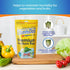 Bluapple VeggieZips Premium Produce Storage System - 20 Piece Set, 10 Food Saver Bags + 10 HydroLiners