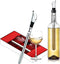 Iceless Wine Chiller Stick, 3-in-1 Stainless Steel Wine Bottle Cooler Stick with Aerator and Pourer