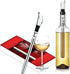 Iceless Wine Chiller Stick, 3-in-1 Stainless Steel Wine Bottle Cooler Stick with Aerator and Pourer