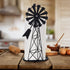 Windmill Paper Towel Holder, Western Standing Roll Holder for Kitchen Countertop, Rustic Country Decor (14.4 Inch)